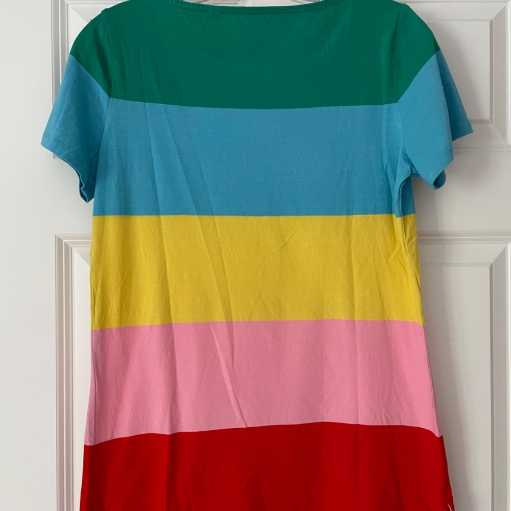 Boden Stripe T-Shirt, New, Size 8, 100% Cotton - Picture 2 of 4